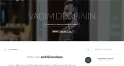 Desktop Screenshot of drobinin.com